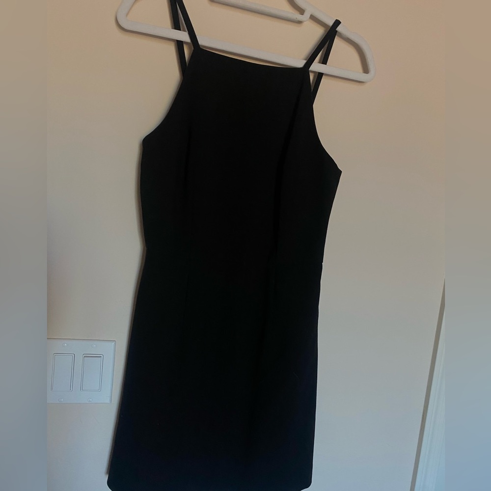 Black mini dress